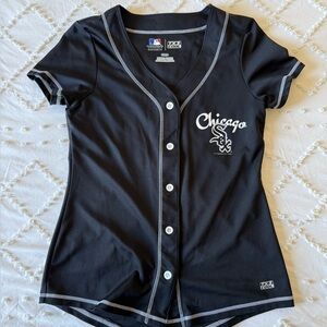 Chicago White Sox Black Button-Up Jersey